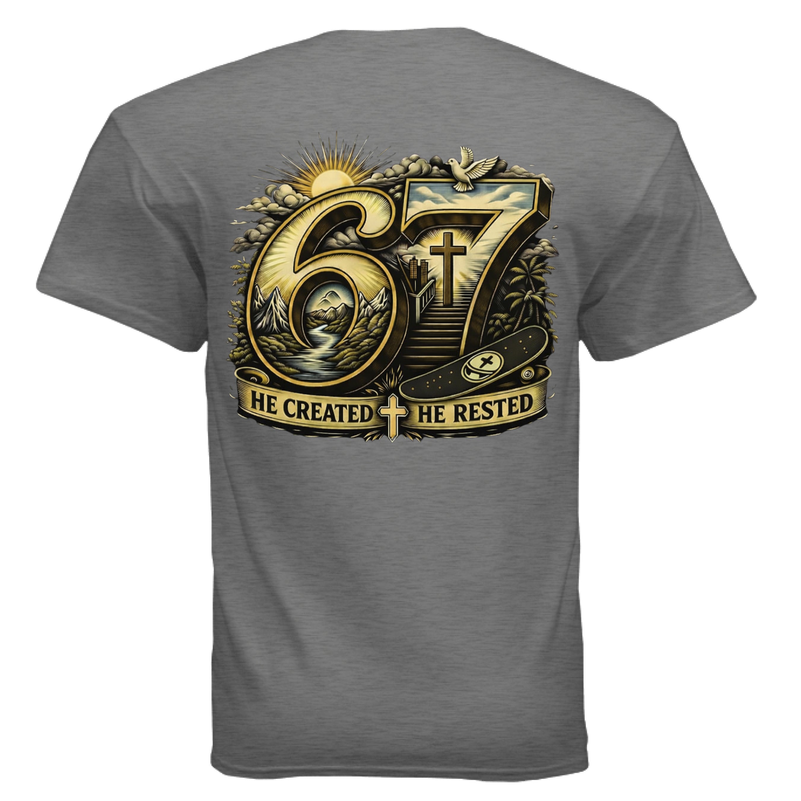 GRAPHITE HEATHER - BACK